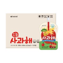 아이배냇 오늘 사과해 10입 사과즙, 오늘 사과해(10팩)