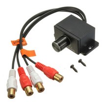 PUZU LVPIN DSP 카오디오 바이크 오토바이앰프 해양보트 30 개/몫 자동차 홈 오디오 앰프베이스 게인 레벨 볼륨 컨트롤 노브 LC-1 블랙