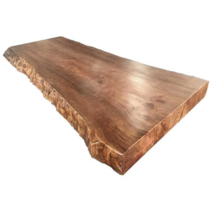 통나무 베니어 상판 우드슬랩상판 두꺼운 나무 재단, 1200x(600-650) 두께 5 cm