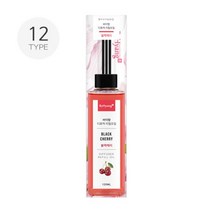 120ml 아쿠아체리블라썸 바이향 레몬유칼립투스 라벤더 피치 더허브샵 블랙체리 사각 디퓨져 12종 블루밍피오니 자몽 리필오일 W478B1D 방향제 용기:자몽외 13가지 옵션, 블랙베리앤베이