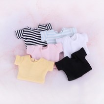 짱패브릭 인형) 오비츠 11 베이직 반팔티, 화이트