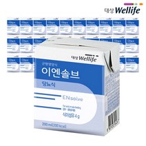 이엔솔브 당뇨식 200ml x 30팩 당뇨 환자 영양식