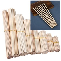 우드 스틱 원형 나무 막대 10 15 20 30 cm 목봉 목재 나무봉 막대기, 150mm