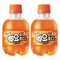 팔도 뿌요소다 오렌지맛 어린이탄산음료 245ml 무배, 4개