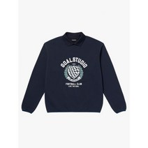 GOALSTUDIO FC STONE WASHED COLLAR SWEAT-DARK NAVY - 네이비