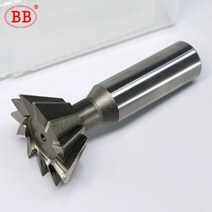 BB HSS Dovetail 커터 45 55 60도 8mm 16mm 25mm 엔드 밀 고속 스틸, 45 Degree, Brazed insert