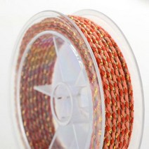 금사 은사 마크라메 실 재료 부자재 수제 다색 코튼 로프 금실 3 색 실 DIY 꼰 팔찌 짠 2mm, 1