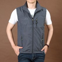 여름 작업조끼 2018 봄 가을 남성 양복 조끼 통기성 빠른 건조 낚시 야외 사냥 플러스 사이즈 M-5XL Colete