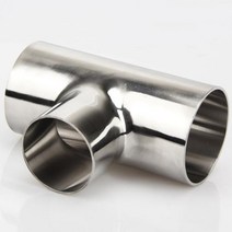 1922252832384551mm108mm 파이프 외경 맞대기 용접 티 3 방향 커넥터 위생 파이프 피팅 SUS304 스테인레스 홈브류 홈브류, 51mm