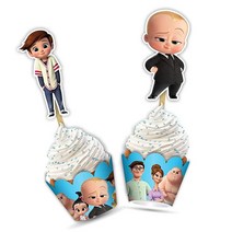 Seyal® Bby Boss One 케이크 토퍼, Seyal Bby Boss Cupcake Wrapper