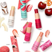 [미국직배송] 세포라 립밤 스크럽 컬렉션 SEPHORA CLEAN LIP BALM SCRUB WATERMELON 체리 코코넛 리치 NEW, 01. LIPBALM_WATERMELON