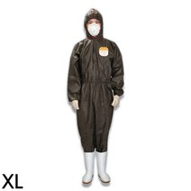 [풀리줄리] 애니세이프 SBW 일회용 방진복 원피스 진회색 xL 1P, 1개