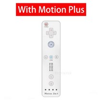원격 호환 닌텐도 Wii 콘솔 무선 게임 패드 컨트롤러 Nunchuck 리모콘 리모컨 조정 조이스틱 조이패드 옵션 모션 플러스 위 눈차크, WW With MP, 03 W With MP