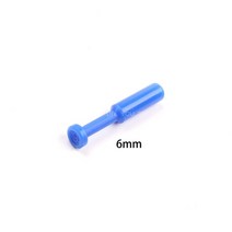 강화마루보수 벽지 깨진타일 보수 4mm6mm8mm10mm12mm 공압 피팅 퀵 블루 나일론 블랭킹 플러그 호스 튜브 푸시 피트 방진 씰 커넥터 에어 라인, 6mm, 5개