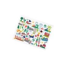VEDANA_ 이케아 MATVRA 마트브로 식탁매트 멀티컬러 40x30cm 테이블커버 방수커버 위생식탁보 테이블러너 생활잡화 3742261p