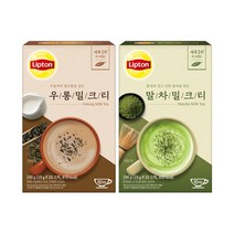 립톤 밀크티 19g x 10개입 2개, 말차 밀크티 19g x 10개입, 우롱 밀크티 19g x 10개입