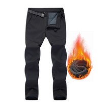 스키복바지 Trvlwego 스키 바지 하이킹 남성 남성 방지 튀는 물 windproof 가을 겨울 야외 스포츠 등산 소프트 쉘 바지