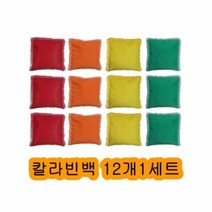 칼라빈팩 12개 1세트 빙고 게임 마커 타겟판 단체장 칼라 보치아 뉴스포츠