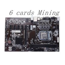 데스크탑 메인보드 H81P BTC 마더 보드 6GPU 6PCI-E H81A-BTC 마더, 한개옵션0