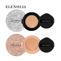 [엘렌실라] 에스카르고 에센스 커버쿠션 크리스탈 에디션 본1+리필1, 색상:로즈골드 23호, 상세 설명 참조