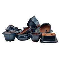 고급 분재 화분 Y-017-081 유약분 분재분, 11. Y-076