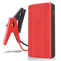 점프스타터 차량용점프스타터 배터리점프스타터 2022 휴대용 20000mah 12v 자동차 점프 스타터 자동 비상 배터리 부스터 충전기 시작 장치 디젤 가솔린 발전소, 검은색