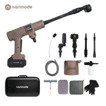 나리모드 고압세척기 무선 고압세차기 휴대용 충전식, 1개