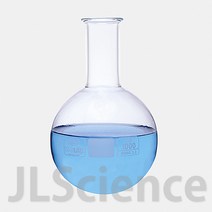 [JLS] ISO Round Bottom Flask 100~1000ml 외산 파이렉스 둥근바닥 플라스크 (ISOLAB-Germany), 1000ml 1ea