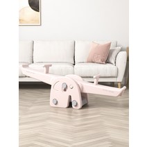 유아 시소 실내 놀이터 선물 어린이 놀이방 완구 신체 놀이 키즈 선물 영아 유아, 바비 핑크