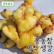 [봉동들녘]국내산 봉동참 세척 생강 3kg, 단품