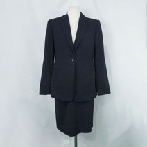 MINE 울 정장자켓＆스커트 세트 네이비 (여성 S/26)