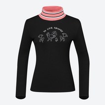 르꼬끄골프 [르꼬끄골프][이월60% OFF]여성 골지 이너형 티셔츠(GM422LTLO6)