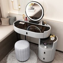 가벼운 고급 화장대 수납 미니멀리스트 캐비닛 화이트 메이크업 테이블 서랍 편안한 Toaletka 화장실 가구 화장대, 03 70CM