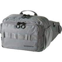 시마노 SHIMANO 낚시가방 보조가방 태클박스 루어가방 힙색 배스낚시 루어낚시 슬링백, M, 회색