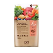 ANF 유기농 6FREE 플러스 강아지 사료, 6 free beef&salmon(소고기&연어), 1.8kg, 1개