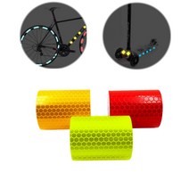 자전거 오토바이 야간라이딩 반사 1P 안전 반사테이프 스티커 야광테이프, ◐노랑색★⊙