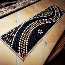 피로예방 방지 발지압 대형 돌 자갈매트 부모님 선물, 길 지압판 50x150cm