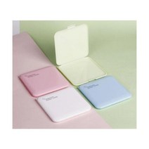 단구마켓 간편한 휴대용 마스크 보관 케이스 커버 유아 소형마스크 보관함 파우치 먼지차단, 화이트