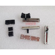 1pcs sc-302n 긴 45mm 균형 잡힌 부드러운 슬라이드 전위차계 b10k핸들 길이 10mm 30mm 여행 3 피트 + 10pcs 페이더 캡, 없음