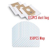 디베아무선청소기 부속 부품 용 일회용 걸레 패드 로봇 진공 청소기 액세서리, 62PCS