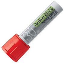 일본직발송 3. 시야 찌 하타 아트 라인 유성 마커 각 30 빨강 K-123 B00LBY5WL6, 레드