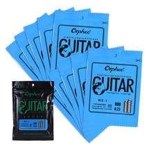 Orphee 오르피 RX-1 일렉트릭 기타 1st E-String (.009) 10팩 니켈 합금 초경장력용 단일 현 교체