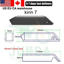 몬스터벌크 전기자전거배터리 Reention KIRIN 배터리 52v 17.5a 사이드 relase ebike Rider 750w 1000w 전