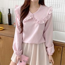 에피소드블랑 에피소드블랑 여자 봄 캐주얼 프릴 블라우스 5color (8290083)