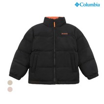 [컬럼비아] 키즈 리버서블 숏 다운 자켓_블랙 (C24-YK3193)