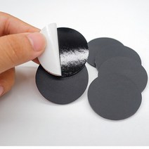 원형 조각 고무 자석 접착 스티커 테이프 2cm 50P DD-11662, 상세페이지 참조