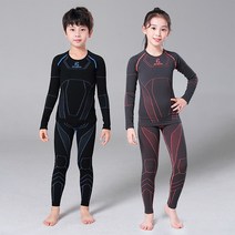 주니어스키복 키즈 아동 어린이 스키복 스포츠 열 크로스 컨트리 스노우 슈트 건조 열 소년 소녀 스키 속옷 정장 야외 montain 스노우 보드 의상 180