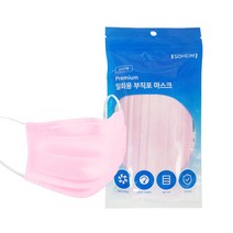소하임 프리미엄 일회용 어린이 마스크 핑크 소형, 1개, 10매입