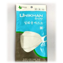 유니칸 일회용마스크 여름마스크 국내산, 1개