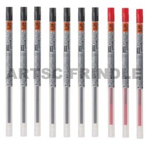 유니 스타일핏 리필심 0.28mm 혼합 10개 UMR-109-28, 혼합10개(흑7청0적3)